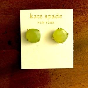 NWT Kate Spade colored jewel square studs